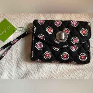 Vera Bradley wristlet in Parisian Pom poms NWT